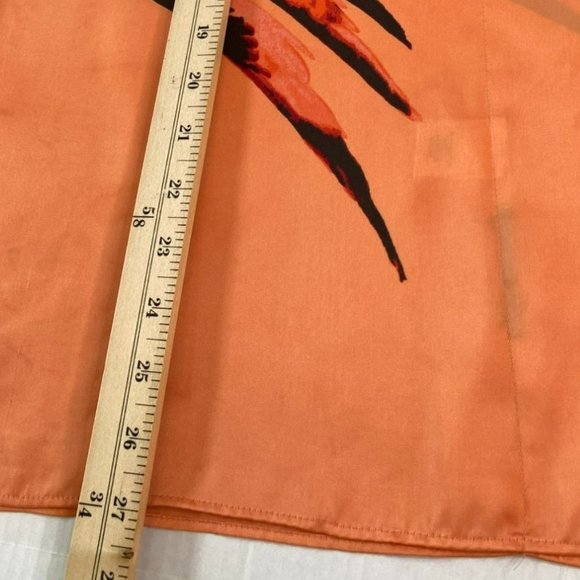 Dana Buchman Womens Relaxed Geometric Swirl Lightweight Poncho Size M Artsy Boho - Picture 8 of 10